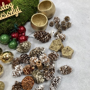 87 darabos, mohaalapra tervezett DIY adventi koszorú szett  - diy (csináld magad) - egységcsomag - Meska.hu