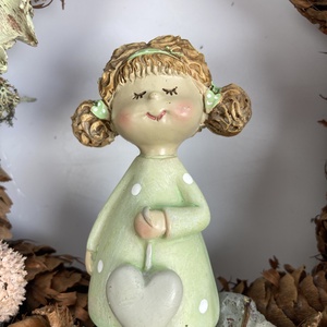 Bájos Borcsa nyári, natúr terméskopogtatója  - otthon & életmód - dekoráció - ajtó- és ablak dekoráció - ajtódísz & kopogtató - Meska.hu