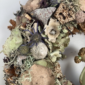 Bájos Borcsa nyári, natúr terméskopogtatója  - otthon & életmód - dekoráció - ajtó- és ablak dekoráció - ajtódísz & kopogtató - Meska.hu