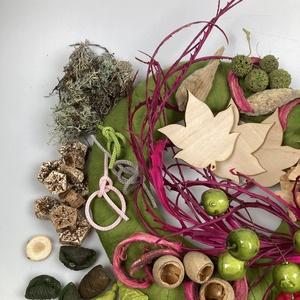 DIY ősz.9 - Díszítsd magad! 150 darabos őszi DIY csomag síkalapra  - otthon & életmód - dekoráció - ajtó- és ablak dekoráció - ajtódísz & kopogtató - Meska.hu