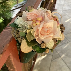 Három barackszínű habrózsás tartós virágdísz a Mini Csokor kollekcióból (MCs-4) - otthon & életmód - dekoráció - virágdísz és tartó - csokor & virágdísz - Meska.hu Három barackszínű habrózsás tartós virágdísz a Mini Csokor kollekcióból (MCs-4) - otthon & életmód - dekoráció - virágdísz és tartó - csokor & virágdísz - Meska.hu