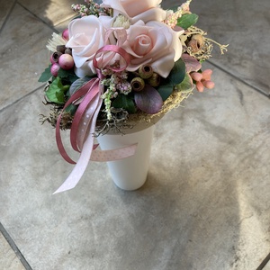 Három világosrózsaszín habrózsás, bogyós, szalmarózsás tartós virágdísz a Mini Csokor kollekcióból (MCs-7) - otthon & életmód - dekoráció - virágdísz és tartó - csokor & virágdísz - Meska.hu Három világosrózsaszín habrózsás, bogyós, szalmarózsás tartós virágdísz a Mini Csokor kollekcióból (MCs-7) - otthon & életmód - dekoráció - virágdísz és tartó - csokor & virágdísz - Meska.hu