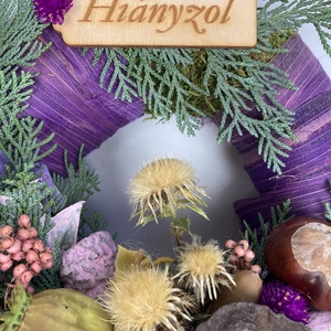 Varázslat csomag - 3 db Bohókás, festett növényi rosttal részben bevont, gazdagon díszített mohakoszorú (KK-26) - otthon & életmód - vallás - temetkezési tárgy - sírkoszorú, kegyeleti koszorú - Meska.hu