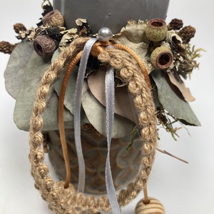 Földszínekben pompázó, kerámiakaspós, eukaliptuszos virágdísz szürke kerámiatökkel és mustársárga falevél feltéttel - otthon & életmód - dekoráció - asztal és polc dekoráció - asztaldísz - Meska.hu Földszínekben pompázó, kerámiakaspós, eukaliptuszos virágdísz szürke kerámiatökkel és mustársárga falevél feltéttel - otthon & életmód - dekoráció - asztal és polc dekoráció - asztaldísz - Meska.hu