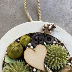 Lógótálca Mini Kollekció - Zöldes színvilágú, tartós falikép   - otthon & életmód - dekoráció - virágdekoráció - virágdíszek - fali virágdekoráció - Meska.hu