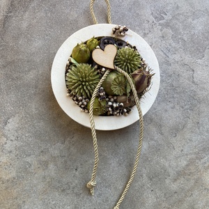 Lógótálca Mini Kollekció - Zöldes színvilágú, tartós falikép   - Meska.hu