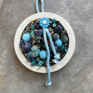 Egyedi színvilágú Lógótálca Midi Kollekció - Kékes színvilágú, tartós falikép   - Meska.hu