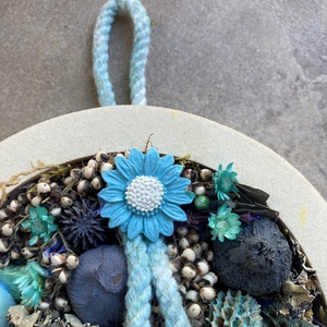 Lógótálca Midi Kollekció - Kékes színvilágú, tartós falikép   - otthon & életmód - dekoráció - virágdísz és tartó - csokor & virágdísz - Meska.hu