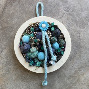 Lógótálca Midi Kollekció - Kékes színvilágú, tartós falikép   - Meska.hu