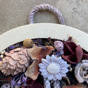 Egyedi színvilágú Lógótálca Maxi Kollekció - Fáradt lila-bordó színvilágú, tartós falikép   - otthon & életmód - dekoráció - virágdísz és tartó - csokor & virágdísz - Meska.hu