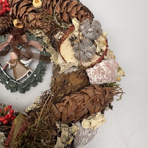 Angyalok kertje - síkalapos terméskopogtató egy szívünkbe zárt angyalkával - otthon & életmód - dekoráció - ajtó- és ablak dekoráció - ajtódísz & kopogtató - Meska.hu