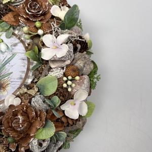 Hóvirágos virágözön második kiadás  - otthon & életmód - dekoráció - ajtó- és ablak dekoráció - ajtódísz & kopogtató - Meska.hu