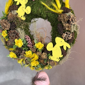 Tollaska - Tartós terméskopogtató mohakoszorún - Meska.hu