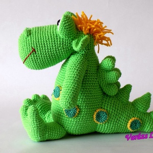 Horgolt Amigurumi Sárkány bébi -  - Meska.hu