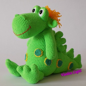 Horgolt Amigurumi Sárkány bébi -  - Meska.hu