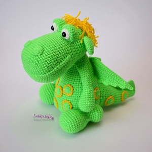 Horgolt Amigurumi Sárkány baba -  - Meska.hu