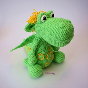 Horgolt Amigurumi Sárkány baba -  - Meska.hu