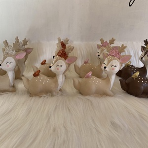 Őzike - karácsony - adventi díszek - adventi asztaldísz - Meska.hu
