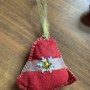 Harang és csillag mintás disz - karácsony - karácsonyi lakásdekoráció - karácsonyfadíszek - Meska.hu