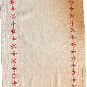 Karácsonyi manó mintás asztali futó - otthon & életmód - lakástextil - abrosz, terítő - asztalfutó - Meska.hu