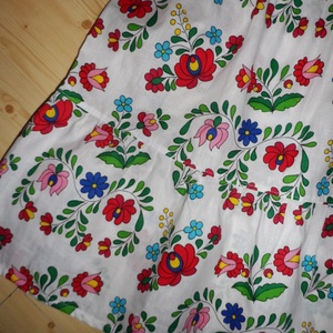 KALOCSAI MINTÁS fodros maxi szoknya s-m-l-xl -  - Meska.hu