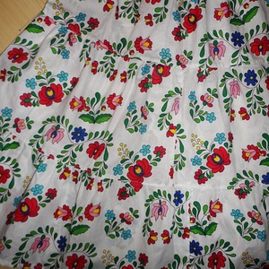 KALOCSAI MINTÁS fodros maxi szoknya s-m-l-xl -  - Meska.hu