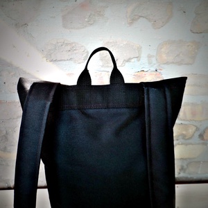 Unisex  vízálló fekete  roll up hátizsák biciklis zsák -  - Meska.hu