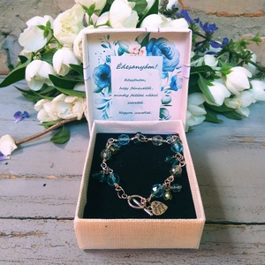 Szülőköszöntő ajándék , örömanya karkötő, örömanya ajándék - esküvő - emlék & ajándék - szülőköszöntő ajándék - Meska.hu