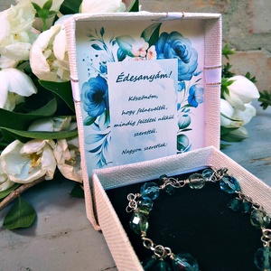 Szülőköszöntő ajándék , örömanya karkötő, örömanya ajándék - esküvő - emlék & ajándék - szülőköszöntő ajándék - Meska.hu