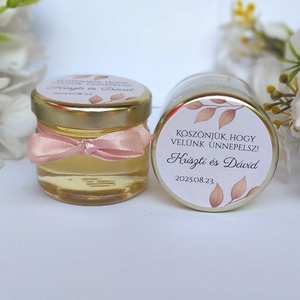 rose gold Esküvői mézes köszönet ajándék,  köszönetajándék, esküvői köszönet ajándék, Esküvő, Emlék & Ajándék, Köszönőajándék, Mindenmás, MESKA