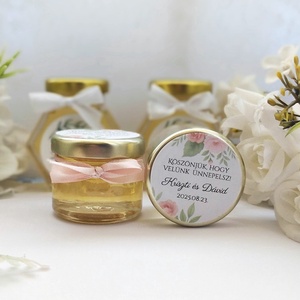 Rose gold Esküvői mézes köszönet ajándék, mézes köszönő ajándék, esküvői köszönet ajándék, Esküvő, Emlék & Ajándék, Köszönőajándék, Mindenmás, MESKA