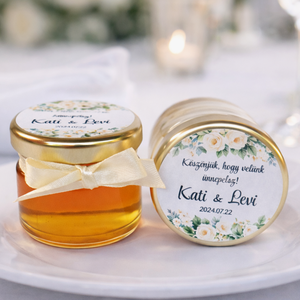 Esküvői mézes köszönet ajándék, mézes köszönetajándék, esküvői mézes köszönő  ajándék - Meska.hu