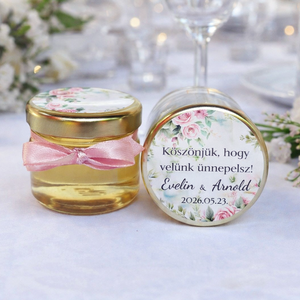 Esküvői mézes köszönet ajándék, mézes köszönetajándék, esküvői mézes köszönő  ajándék - Meska.hu
