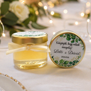 ZÖLD  Esküvői mézes köszönet ajándék, mézes köszönetajándék, esküvői köszönet ajándék - Meska.hu