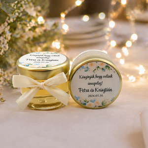 Vaniliás Esküvői mézes köszönet ajándék, mézes köszönetajándék, esküvői köszönet ajándék - Meska.hu