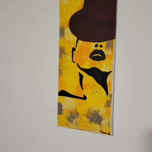 A csend mögött - művészet - festmény - akril - Meska.hu