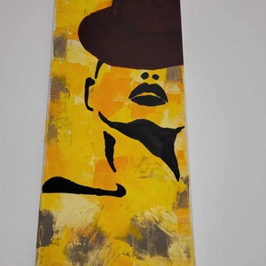 A csend mögött - művészet - festmény - akril - Meska.hu