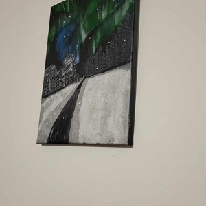 Sarkifény  - művészet - festmény - akril - Meska.hu