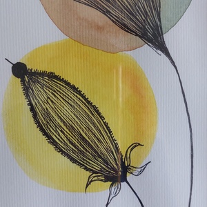 Virágok - művészet - festmény - festmény vegyes technika - Meska.hu