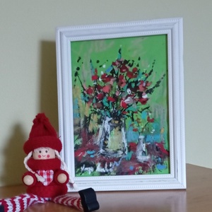 Mozgásban a csendélet. - művészet - festmény - festmény vegyes technika - Meska.hu