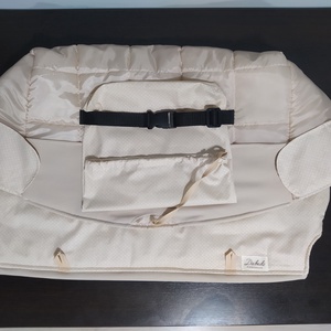 Bevásárlókocsi huzat ,teljesen bélelt, öt ponton záródó biztonsági övvel, ajándék tároló zsákkal - játék & sport - 3 éves kor alattiaknak - bevásárlókocsi huzat - Meska.hu