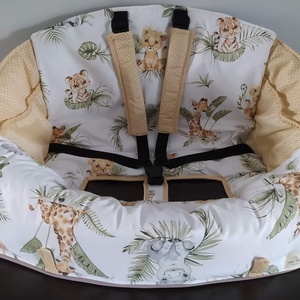 Bevásárlókocsi huzat ,teljesen bélelt, öt ponton záródó biztonsági övvel, ajándék tároló zsákkal - Meska.hu