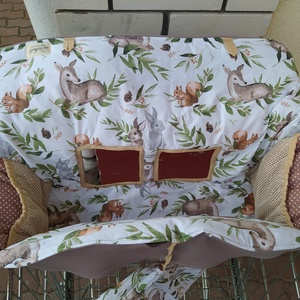 Bevásárlókocsi huzat, teljesen bélelt  - baba - mama - utazási kellékek - bevásárlókocsi huzat - Meska.hu