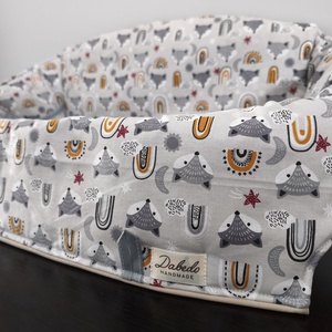 Bevásárlókocsi huzat, teljesen bélelt - baba - mama - utazási kellékek - bevásárlókocsi huzat - Meska.hu