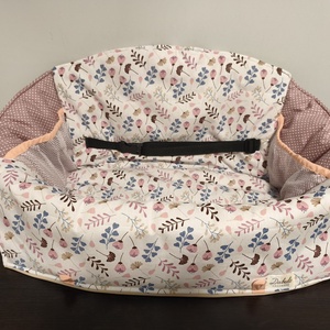 Bevásárlókocsi huzat ,teljesen bélelt, két ponton záródó biztonsági övvel, ajándék tároló zsákkal - Meska.hu