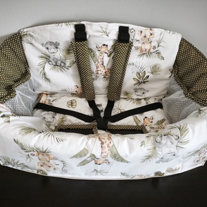 Bevásárlókocsi huzat ,teljesen bélelt, öt ponton záródó biztonsági övvel, ajándék tároló zsákkal - Meska.hu