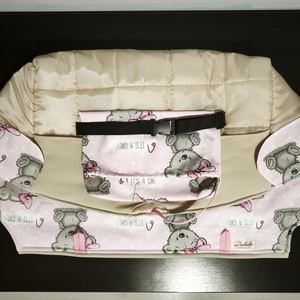 Bevásárlókocsi huzat ,teljesen bélelt, öt ponton záródó biztonsági övvel, ajándék tároló zsákkal - baba - mama - utazási kellékek - bevásárlókocsi huzat - Meska.hu