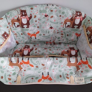 Bevásárlókocsi huzat tároló zsákkal, félig bélelt - Meska.hu