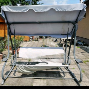 Hintaágy huzat csere ( szivacs nélküli) árnyékolóval együtt - otthon & életmód - ház & kert - kerti bútor - Meska.hu