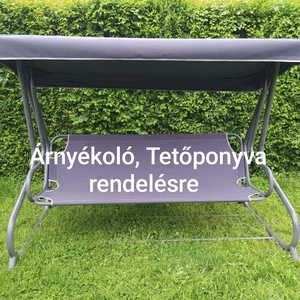 Hintaágy tetőponyva( árnyékoló), Otthon & Életmód, Ház & Kert, Kerti bútor, Varrás, Beszállító váltás miatt anyag és szín árnyalat változás történt, ami nem befolyásolja az elkészítet..., MESKA